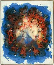 Egozentrum V, klick zum vergrössern Egozentrum V','Mischt./Lwd., 164 x 134 cm, © Foto: Gerhard Haug