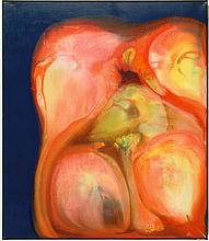 ohne Titel (XXI), klick zum vergrössern ohne Titel (XXI)','Mischt./Lwd., 135 x 115 cm, © Foto: Gerhard Haug